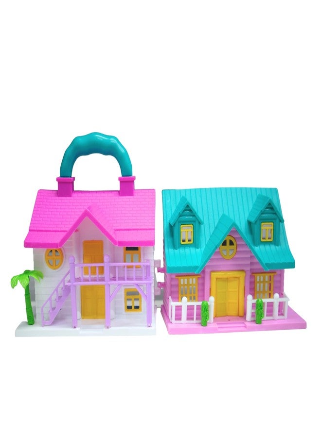 MABLE Girls Big Size Pretty Doll House Playset for Kids, Beautiful Two Room Set, Furniture, and Openable Doors for Kid Girls | Stunning Design for Indoor & Outdoor Fun for Children - Image 1
